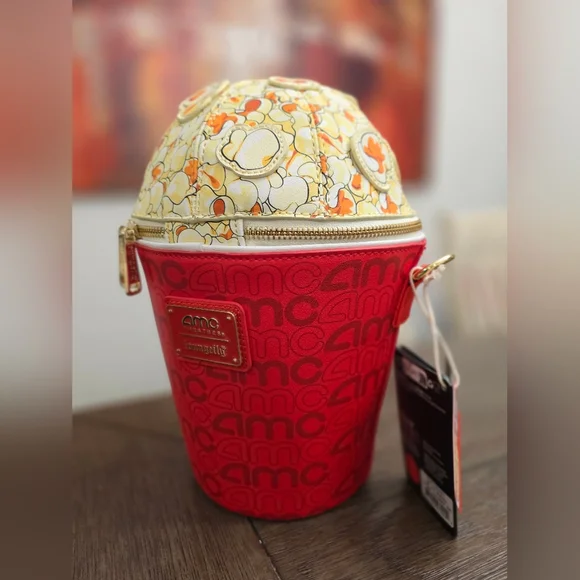 Loungefly AMC Perfectly Popcorn Crossbody Bag - Picture 5 of 8